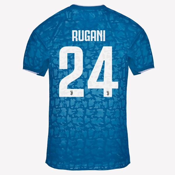 Camiseta Juventus NO.24 Rugani Tercera equipo 2019-20 Azul
